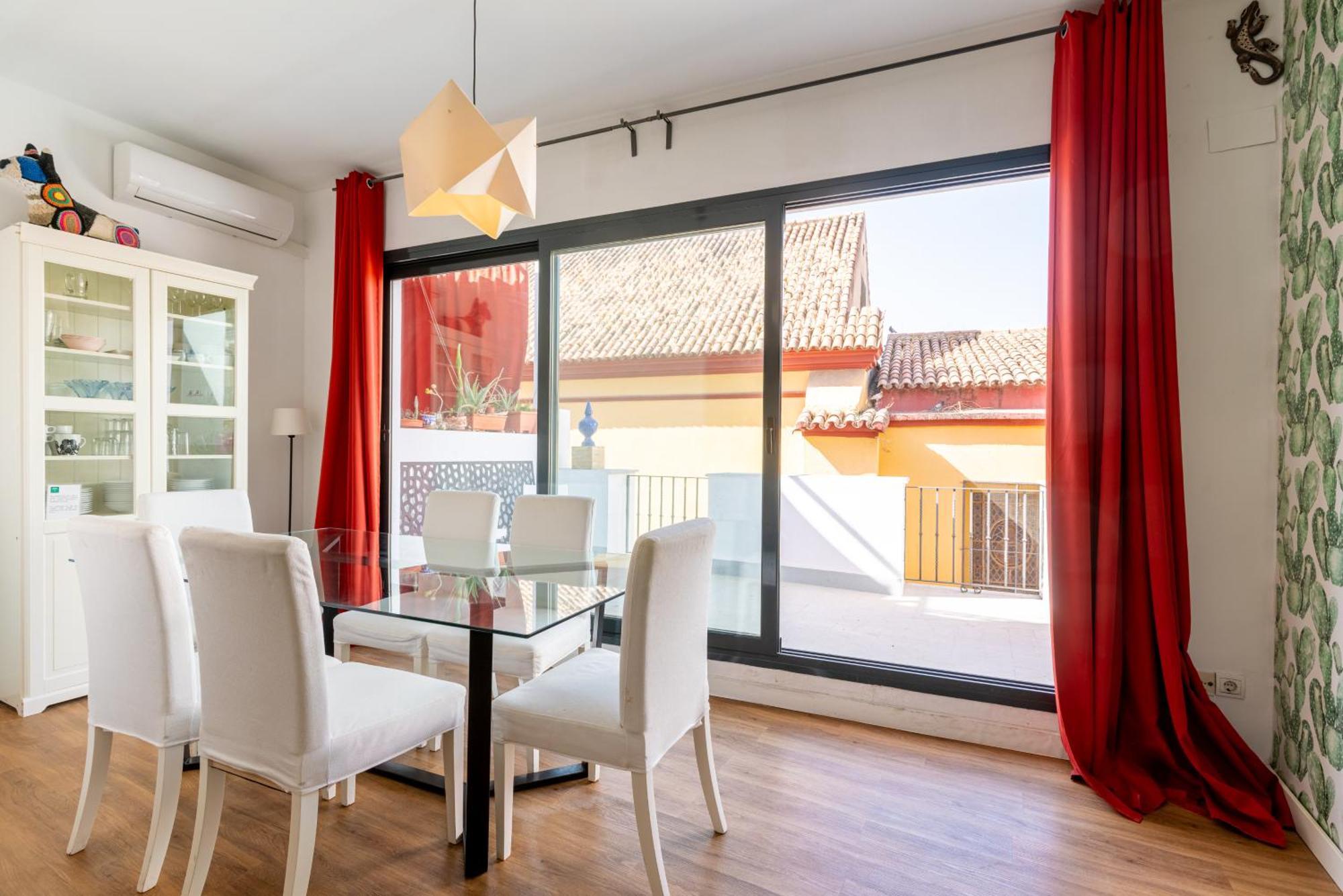 House Sevillana Parking Exterior foto