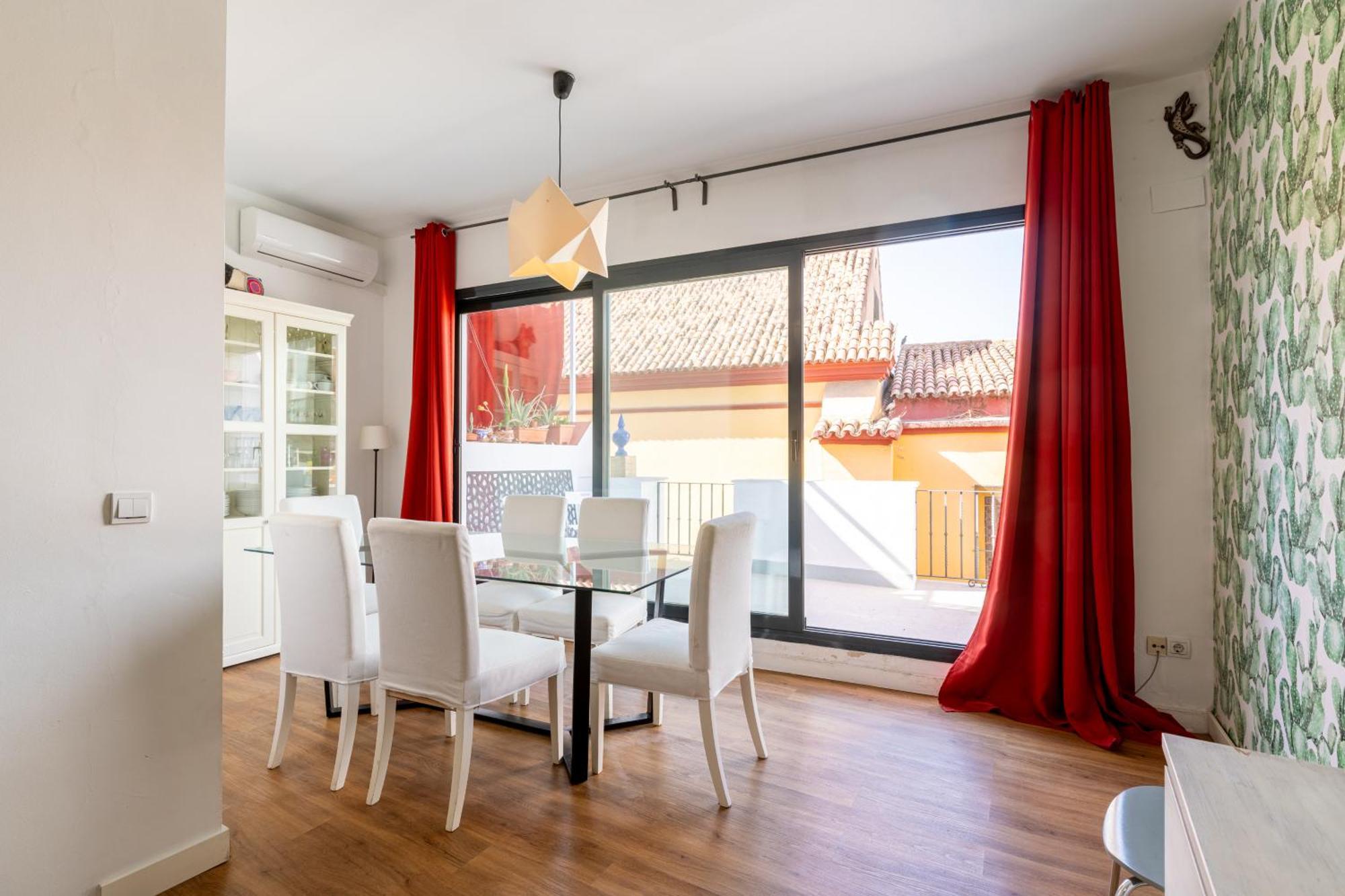 House Sevillana Parking Exterior foto