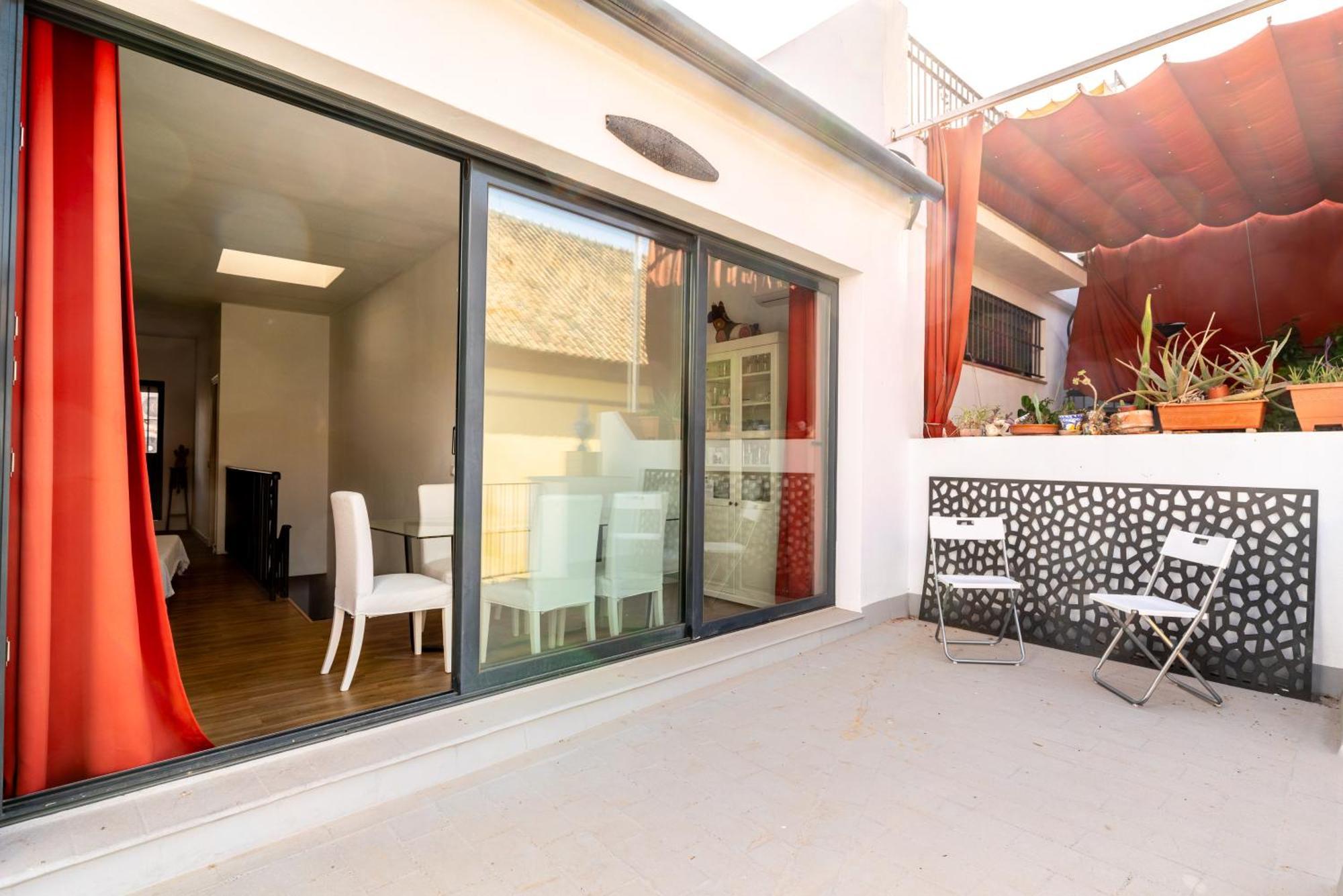 House Sevillana Parking Exterior foto